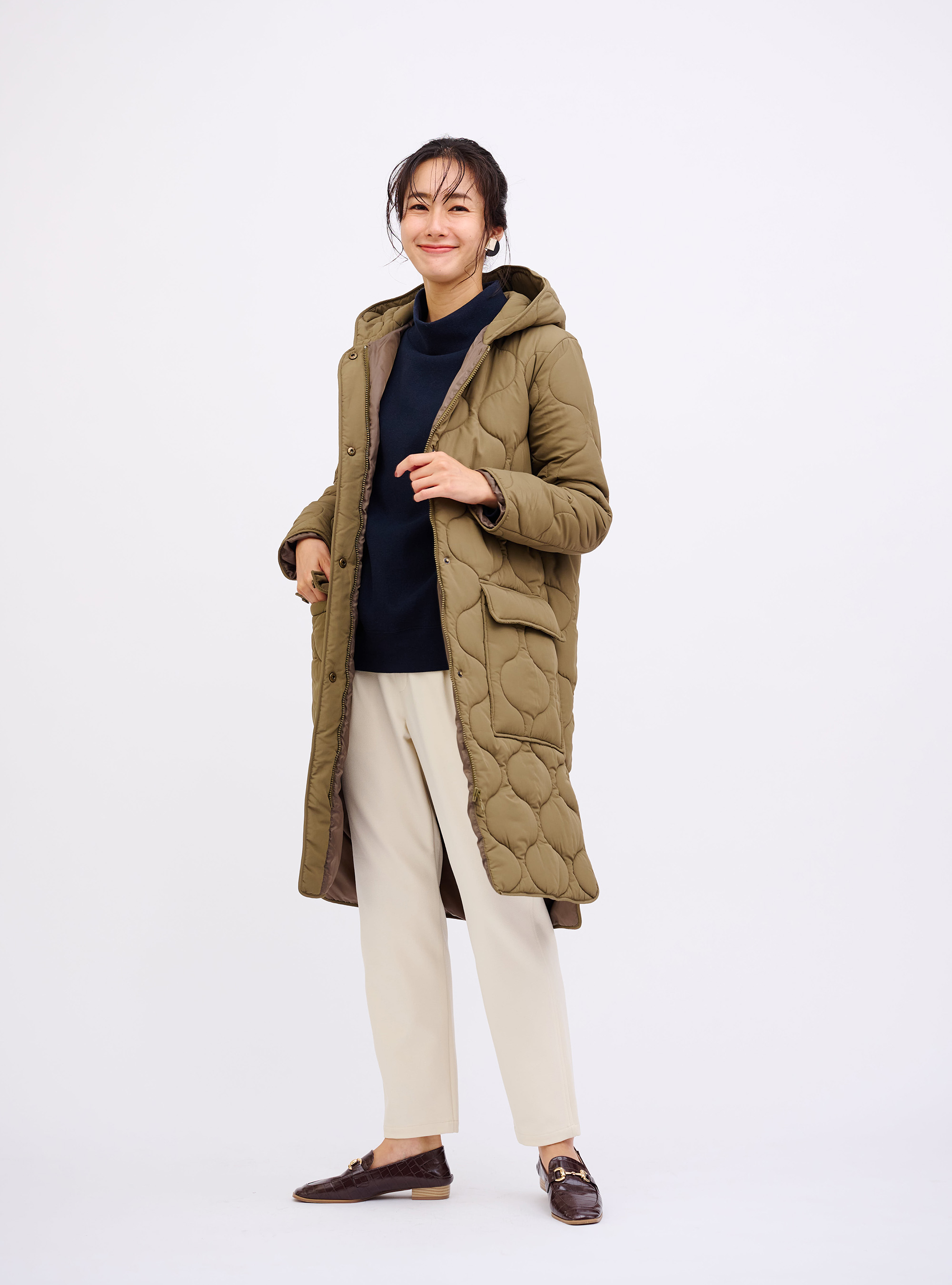 h used&vintageclothing キルティングアウター ミリタリージャケット