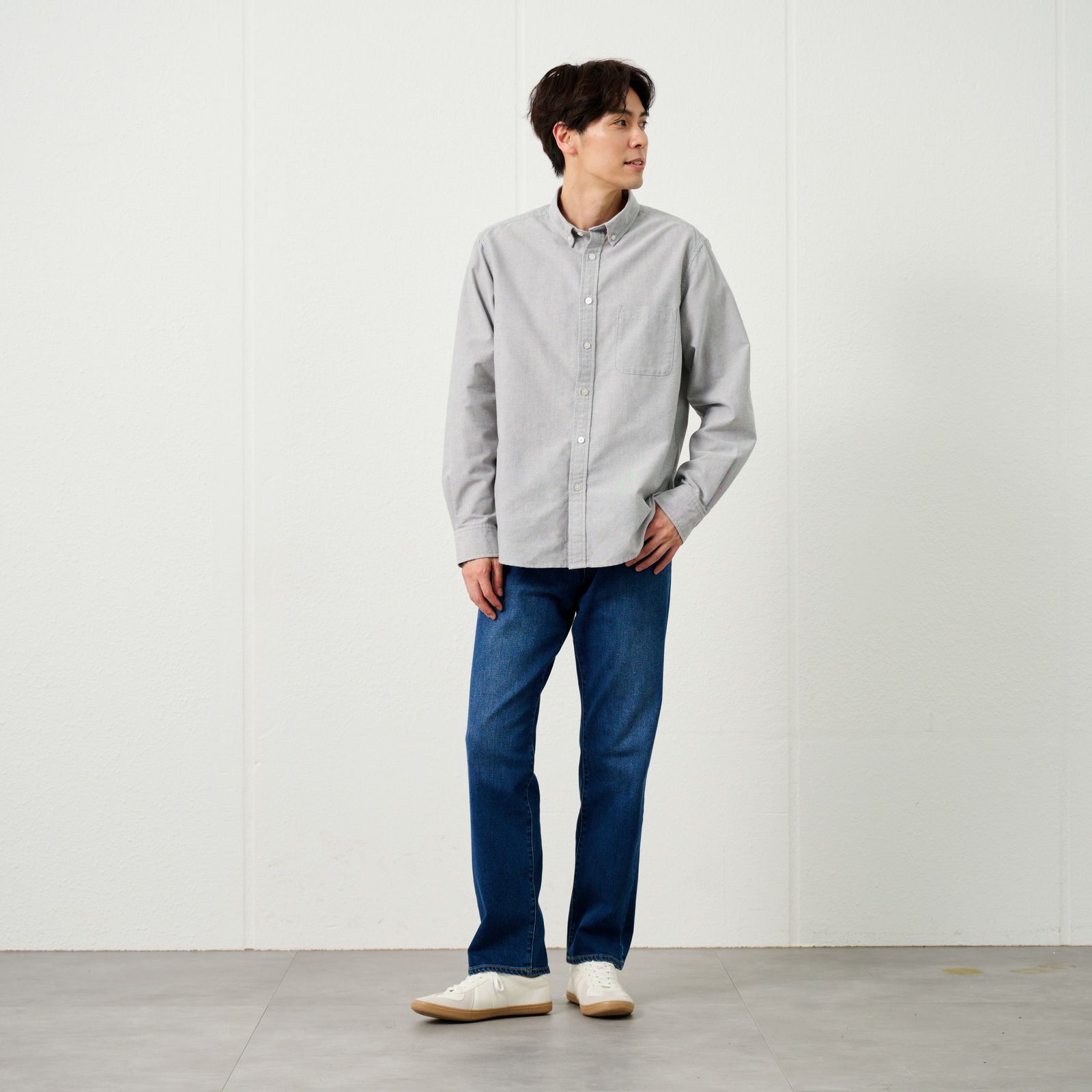 レギュラーフィットストレッチジーンズ　 メンズ