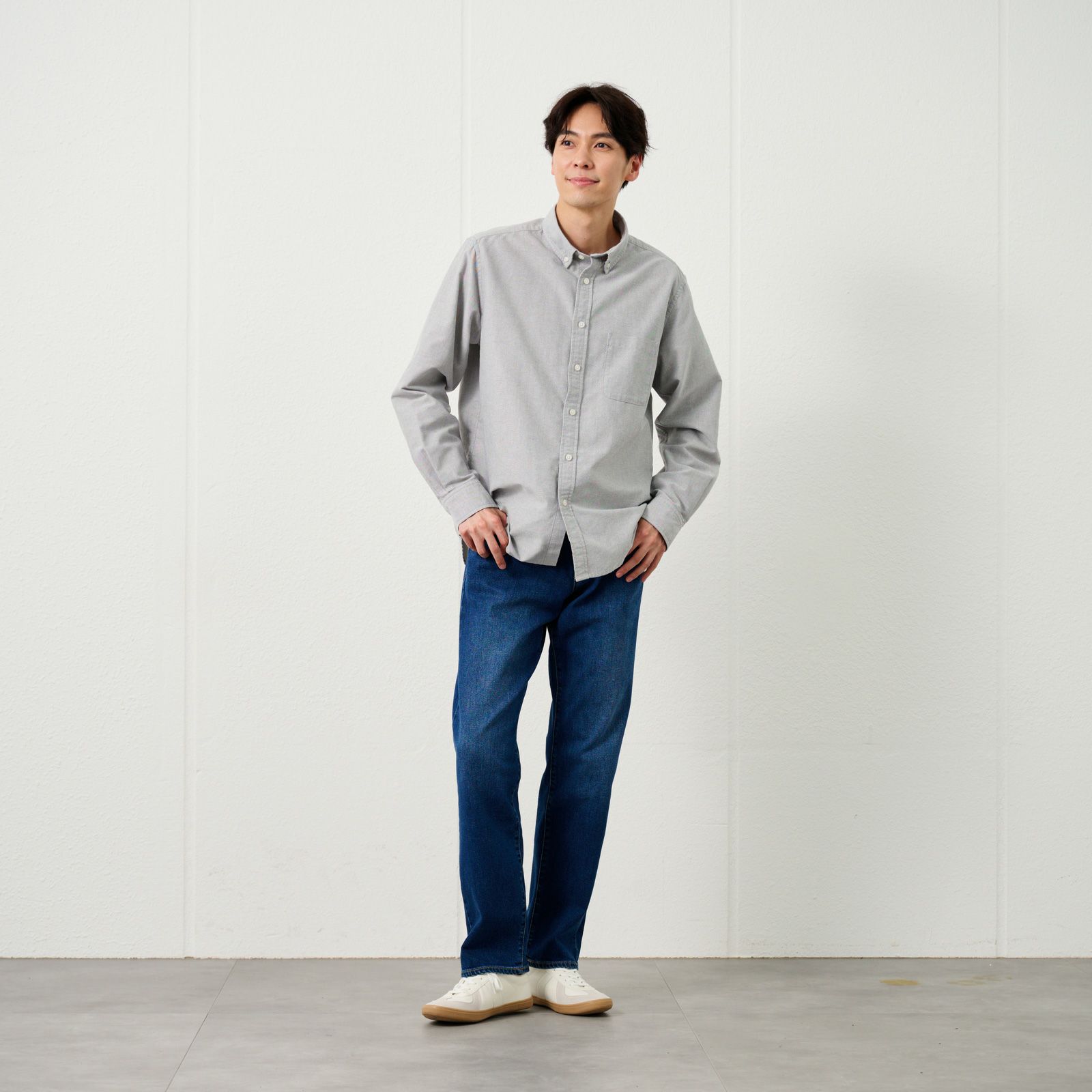 レギュラーフィットストレッチジーンズ　 メンズ