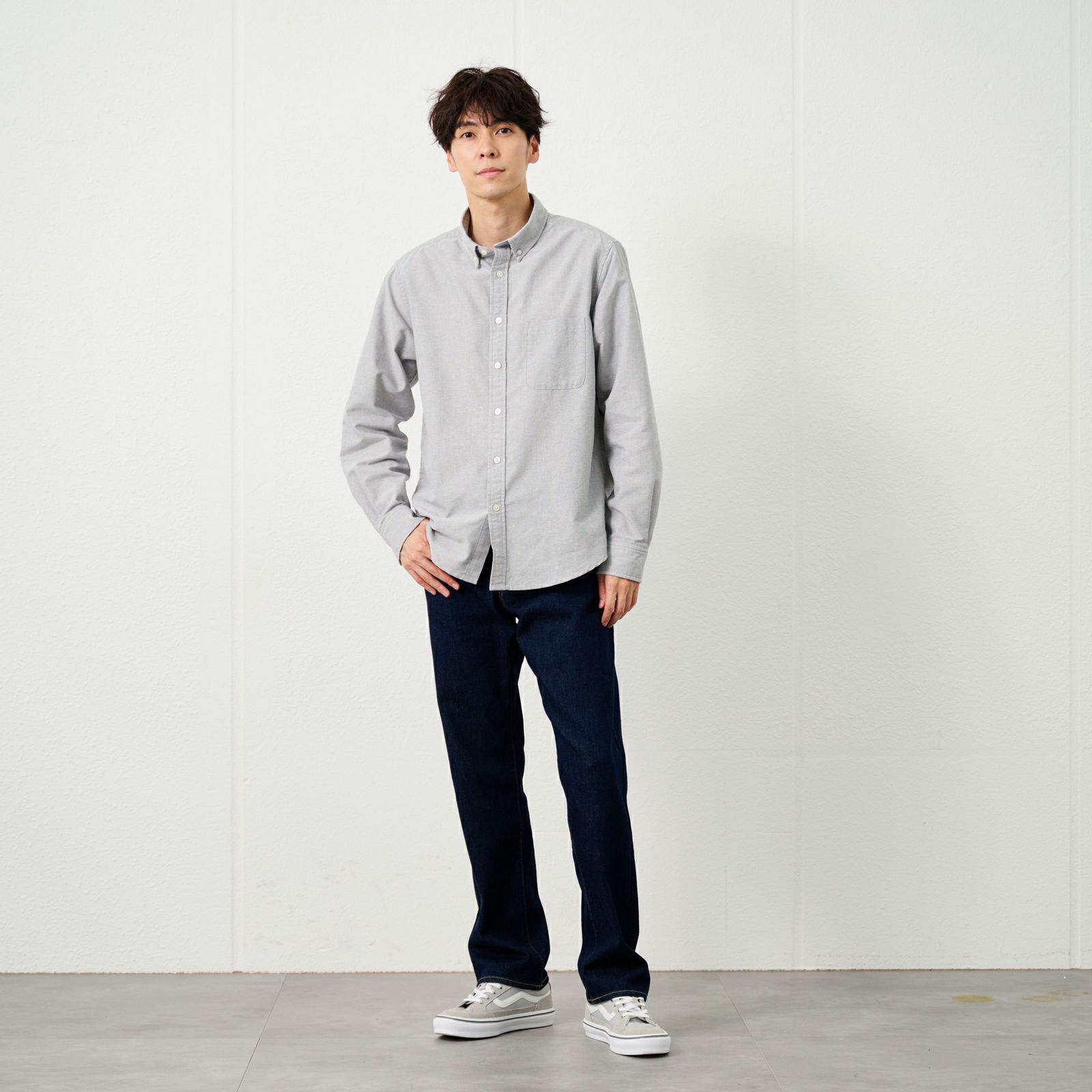 レギュラーフィットストレッチジーンズ　 メンズ