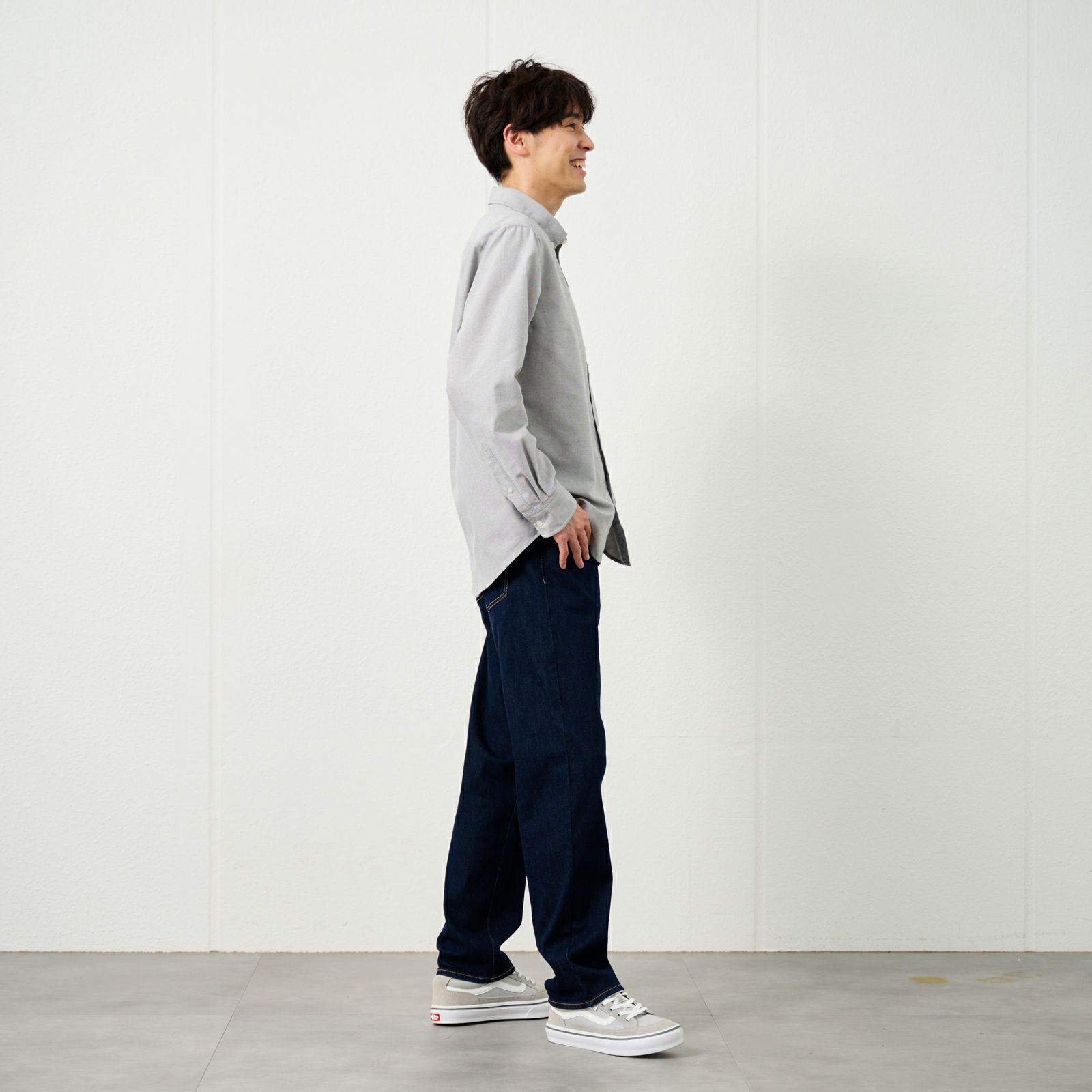 レギュラーフィットストレッチジーンズ　 メンズ