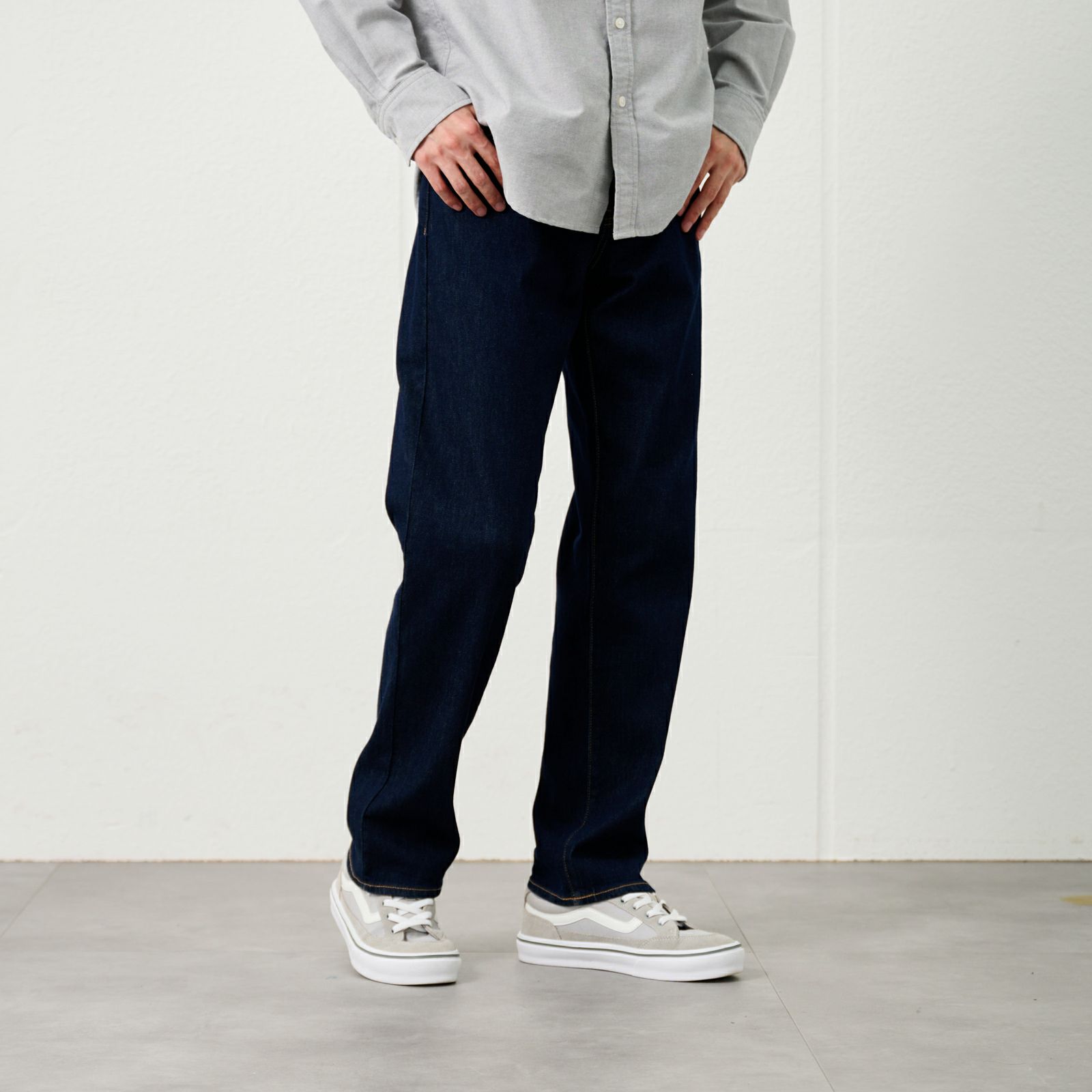 レギュラーフィットストレッチジーンズ　 メンズ