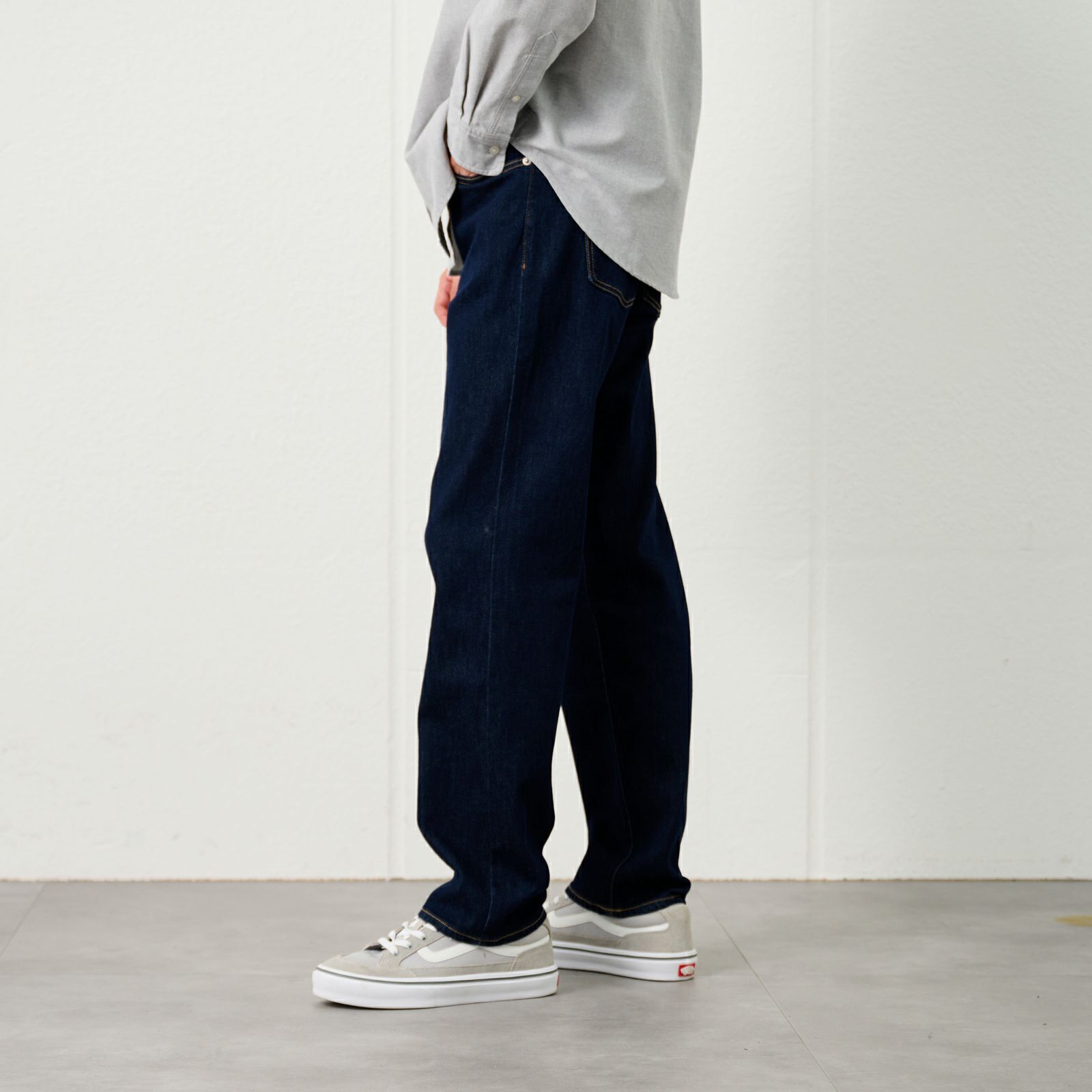 レギュラーフィットストレッチジーンズ　 メンズ