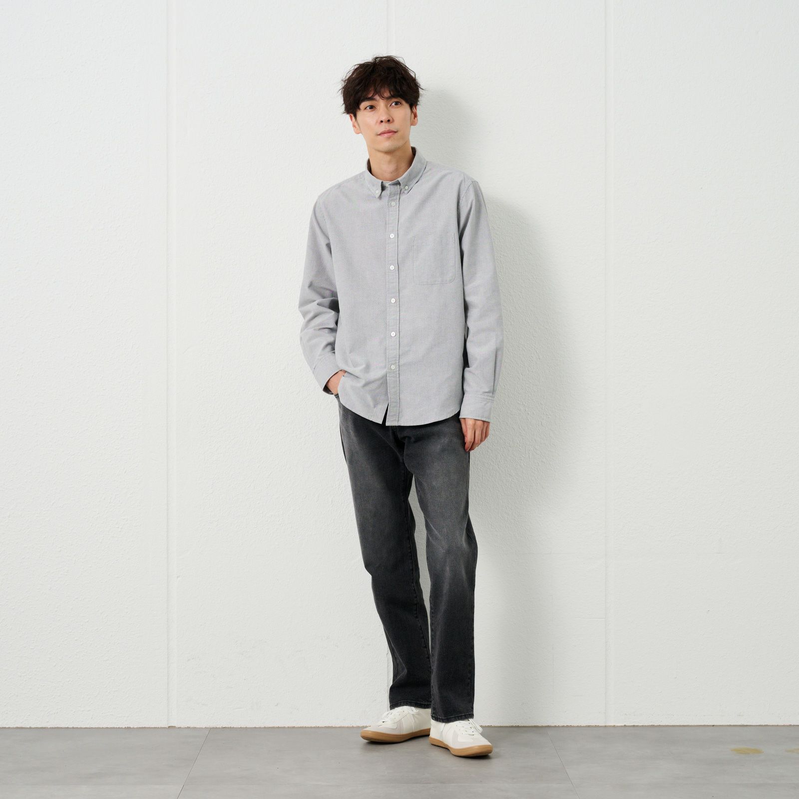 レギュラーフィットストレッチジーンズ　 メンズ