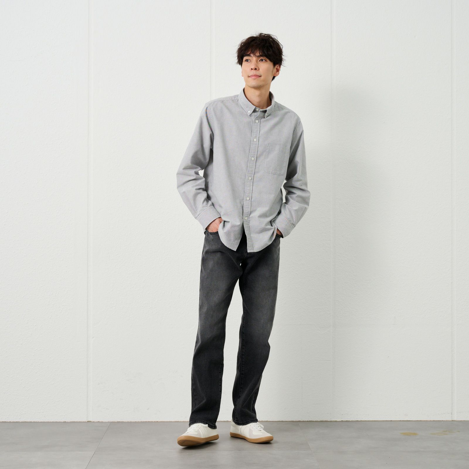 レギュラーフィットストレッチジーンズ　 メンズ