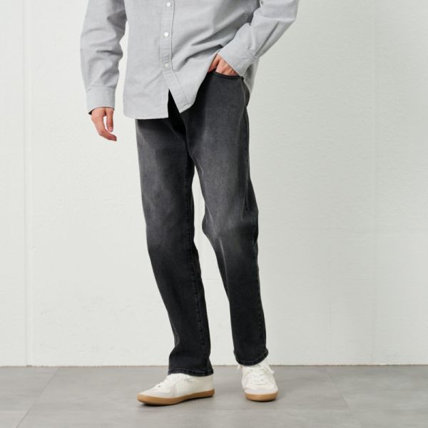 レギュラーフィットストレッチジーンズ　 メンズ