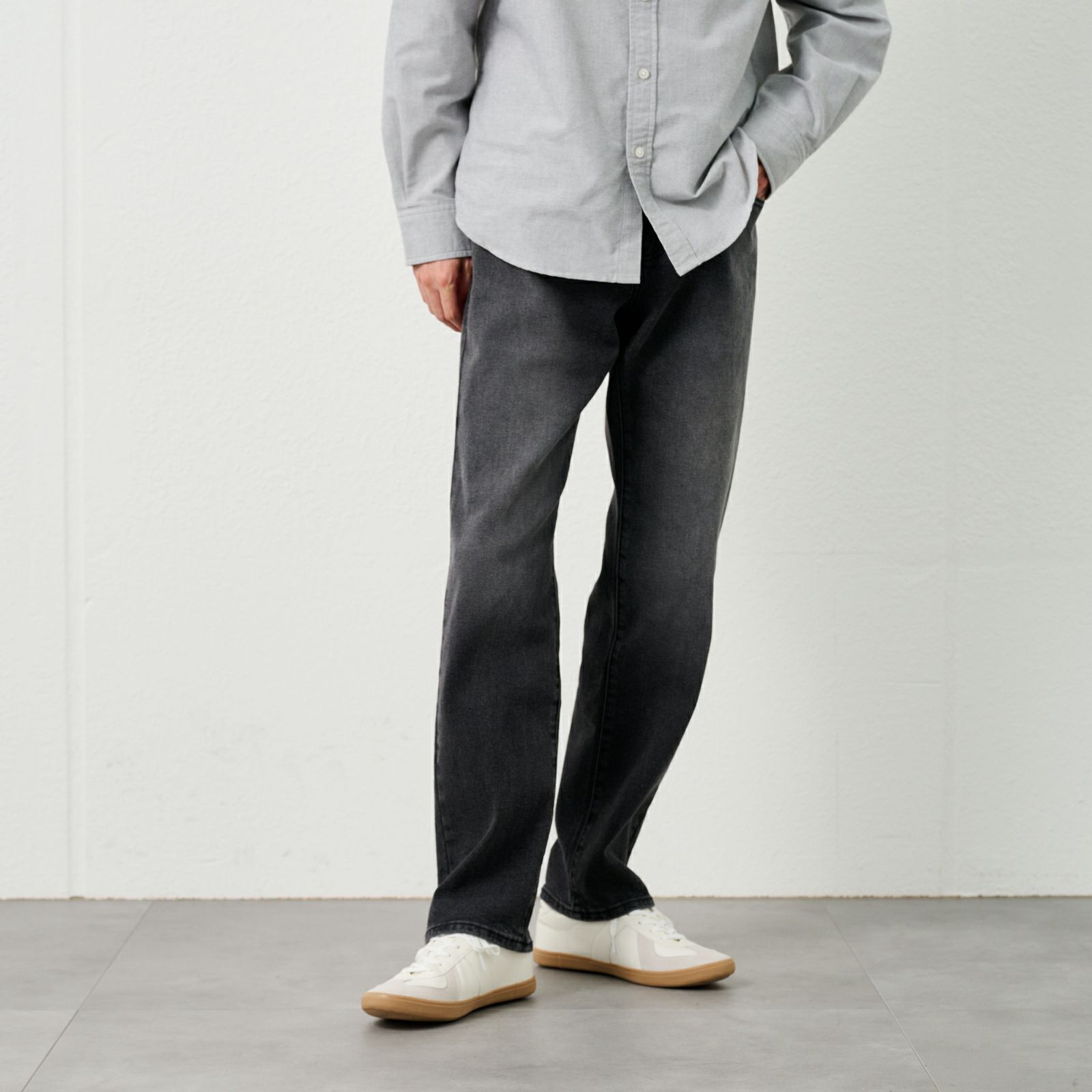 レギュラーフィットストレッチジーンズ　 メンズ