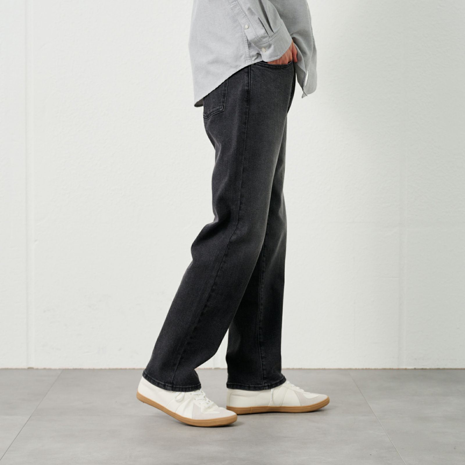 レギュラーフィットストレッチジーンズ　 メンズ