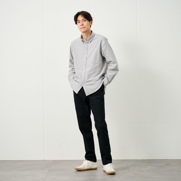 レギュラーフィットスーパーストレッチチノパンツ　 メンズ