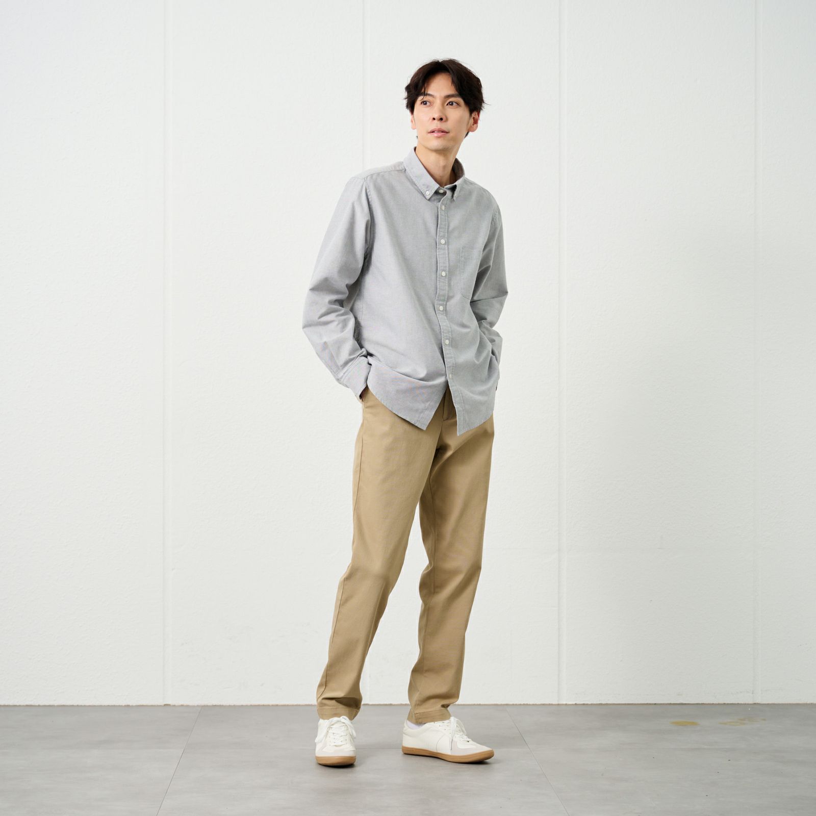 レギュラーフィットスーパーストレッチチノパンツ　 メンズ