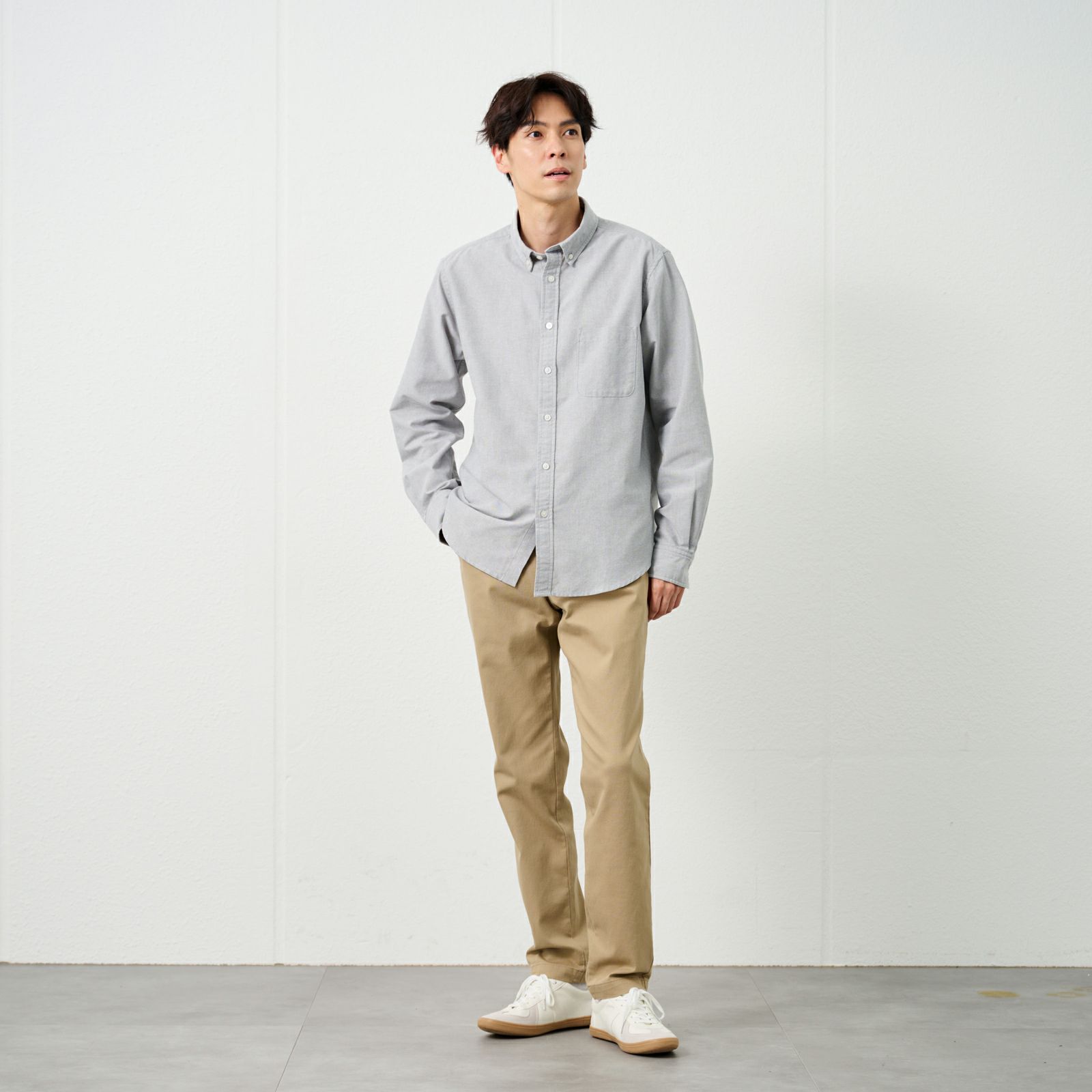 レギュラーフィットスーパーストレッチチノパンツ　 メンズ