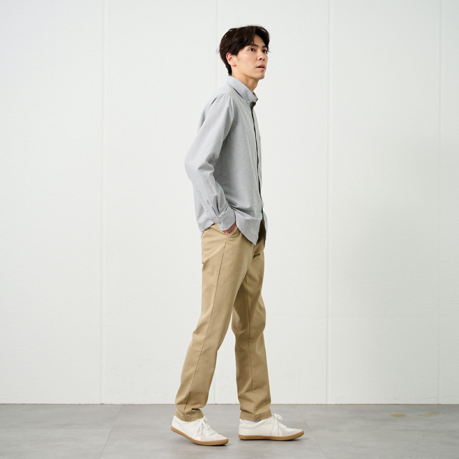レギュラーフィットスーパーストレッチチノパンツ　 メンズ