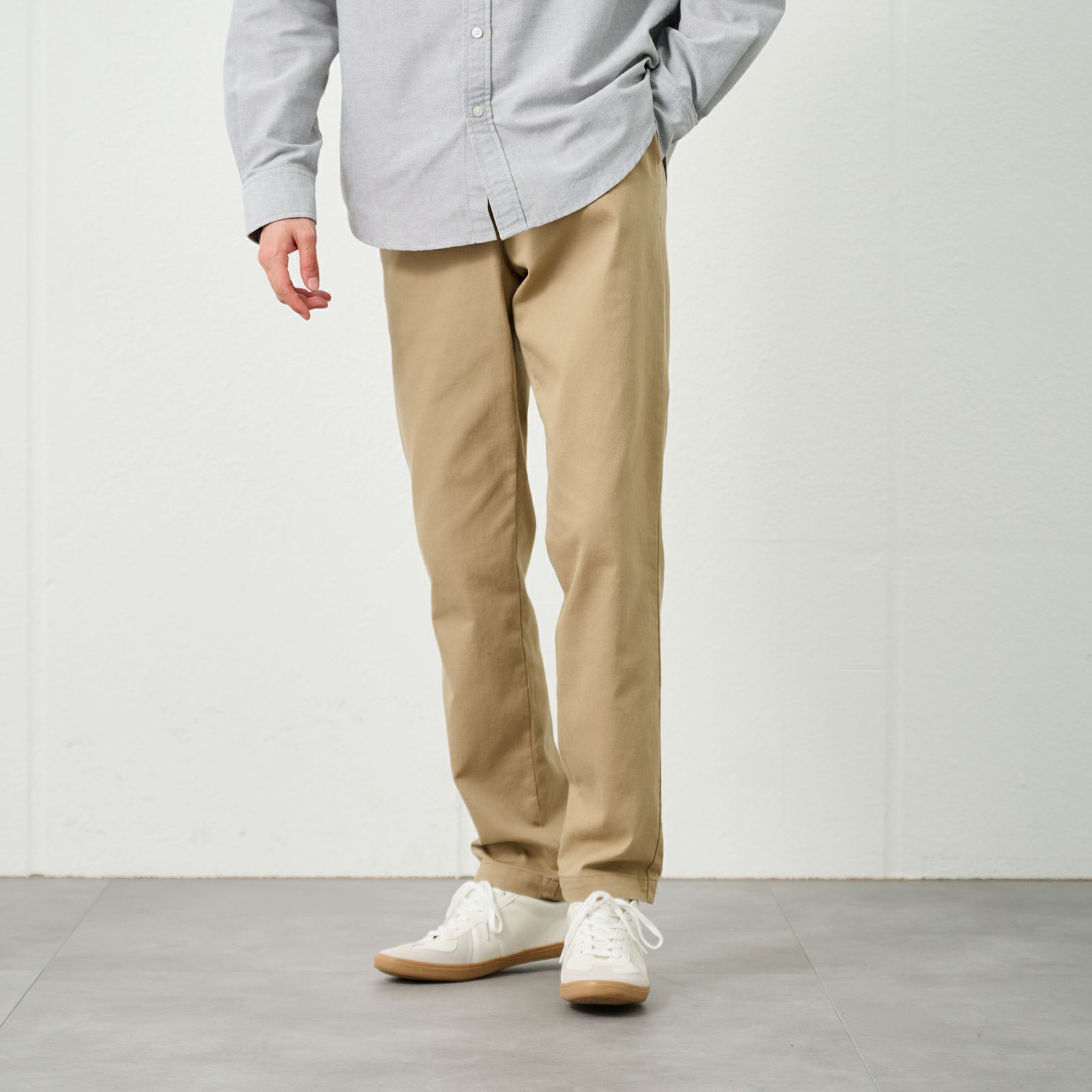 レギュラーフィットスーパーストレッチチノパンツ　 メンズ
