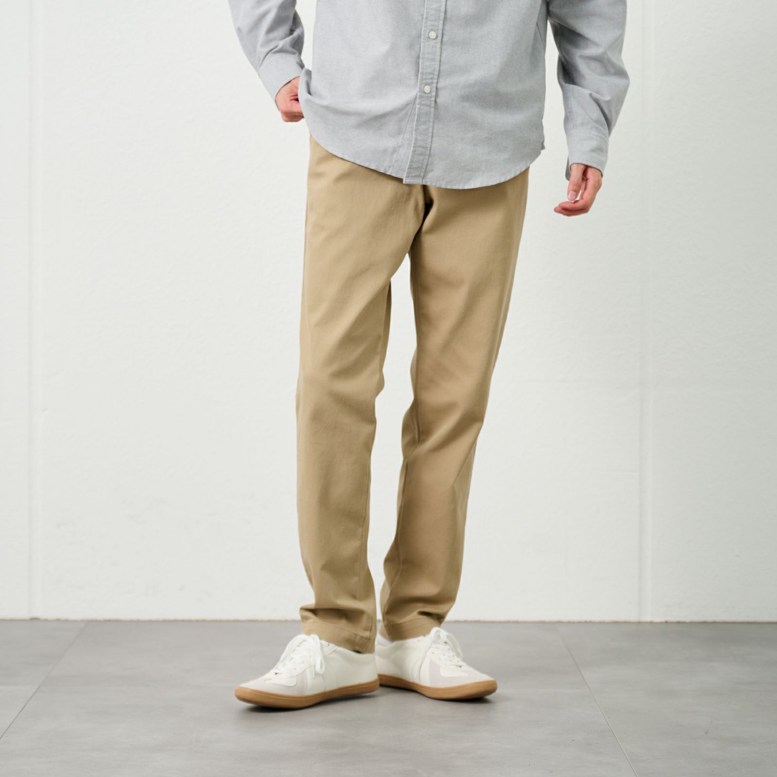 レギュラーフィットスーパーストレッチチノパンツ　 メンズ
