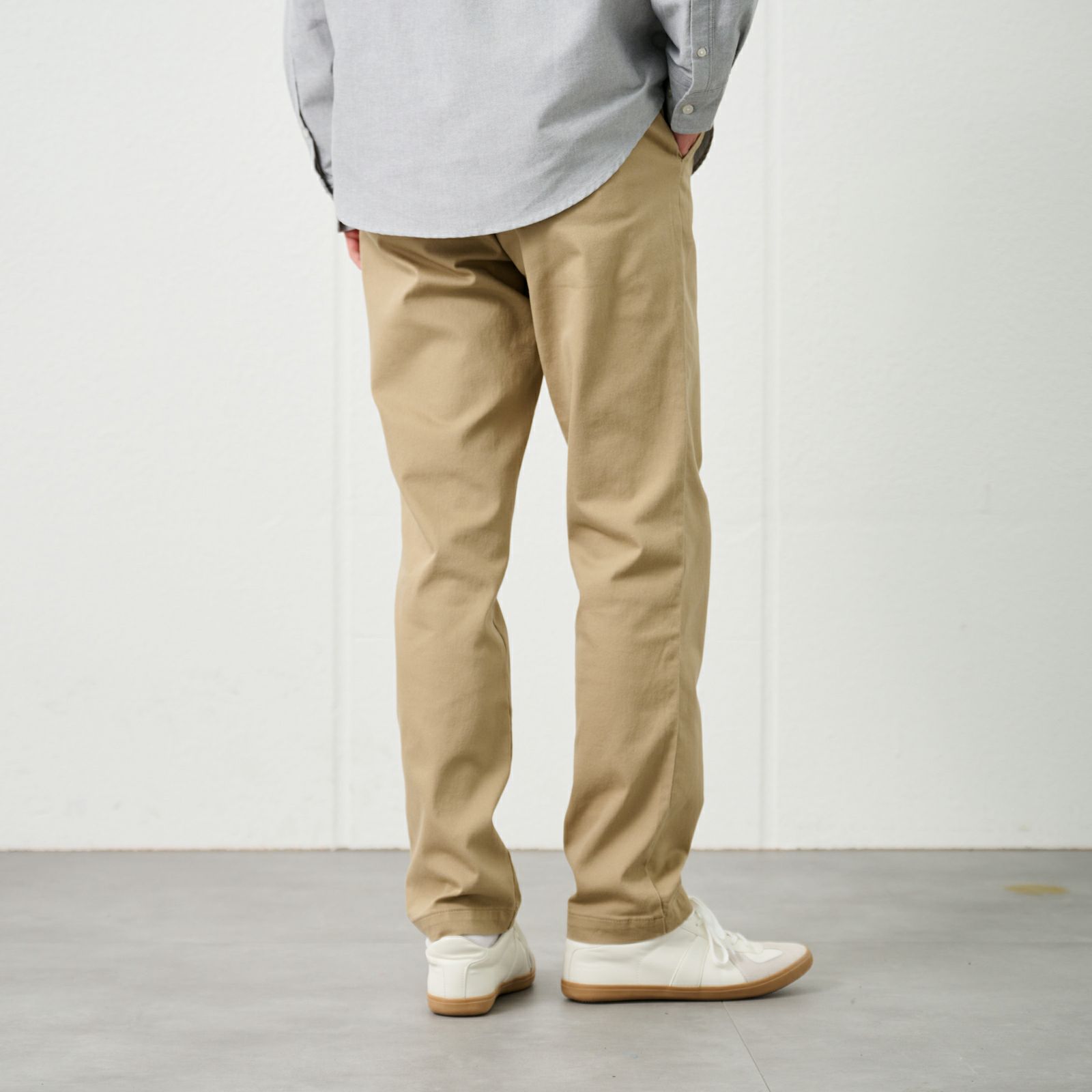 レギュラーフィットスーパーストレッチチノパンツ　 メンズ