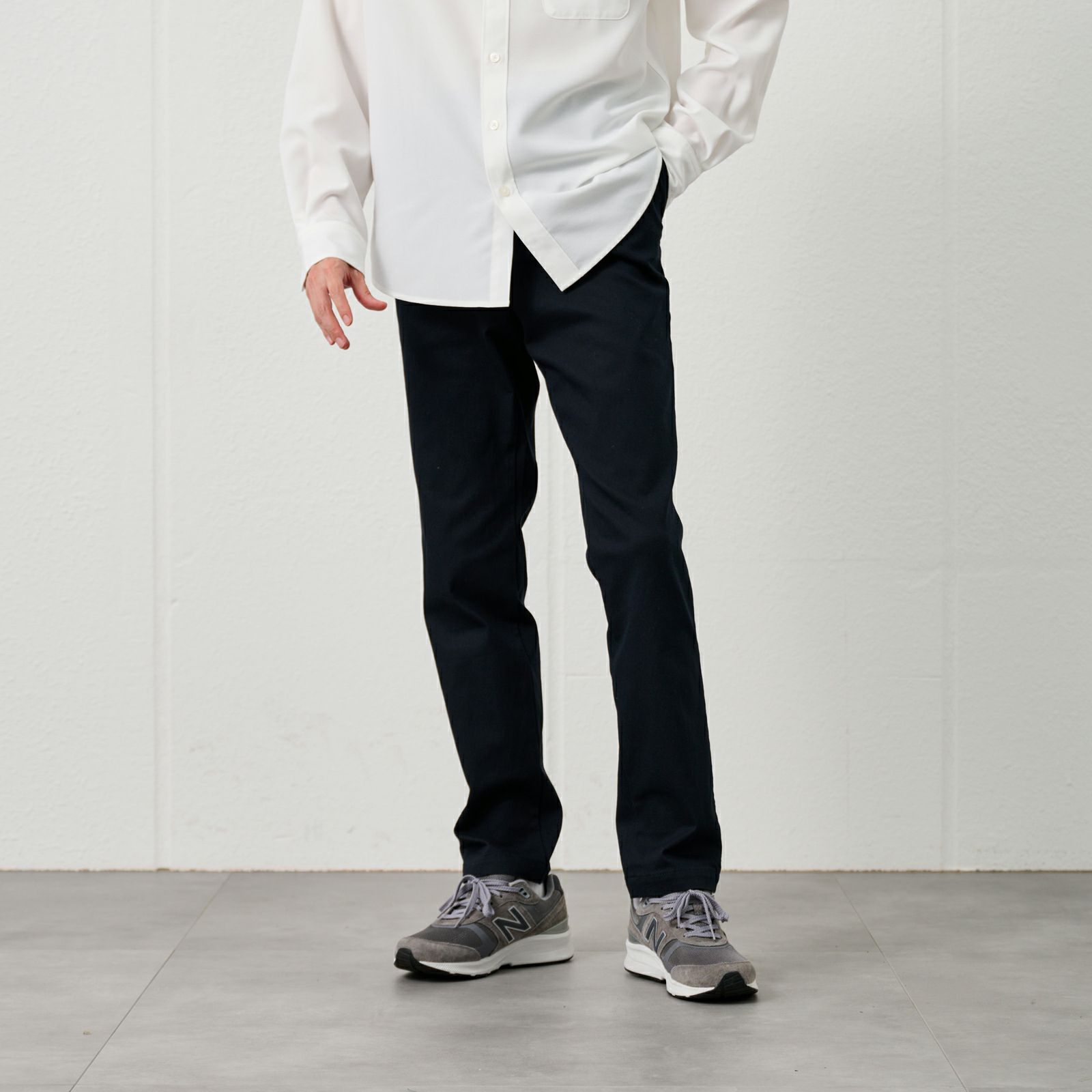 レギュラーフィットスーパーストレッチチノパンツ　 メンズ