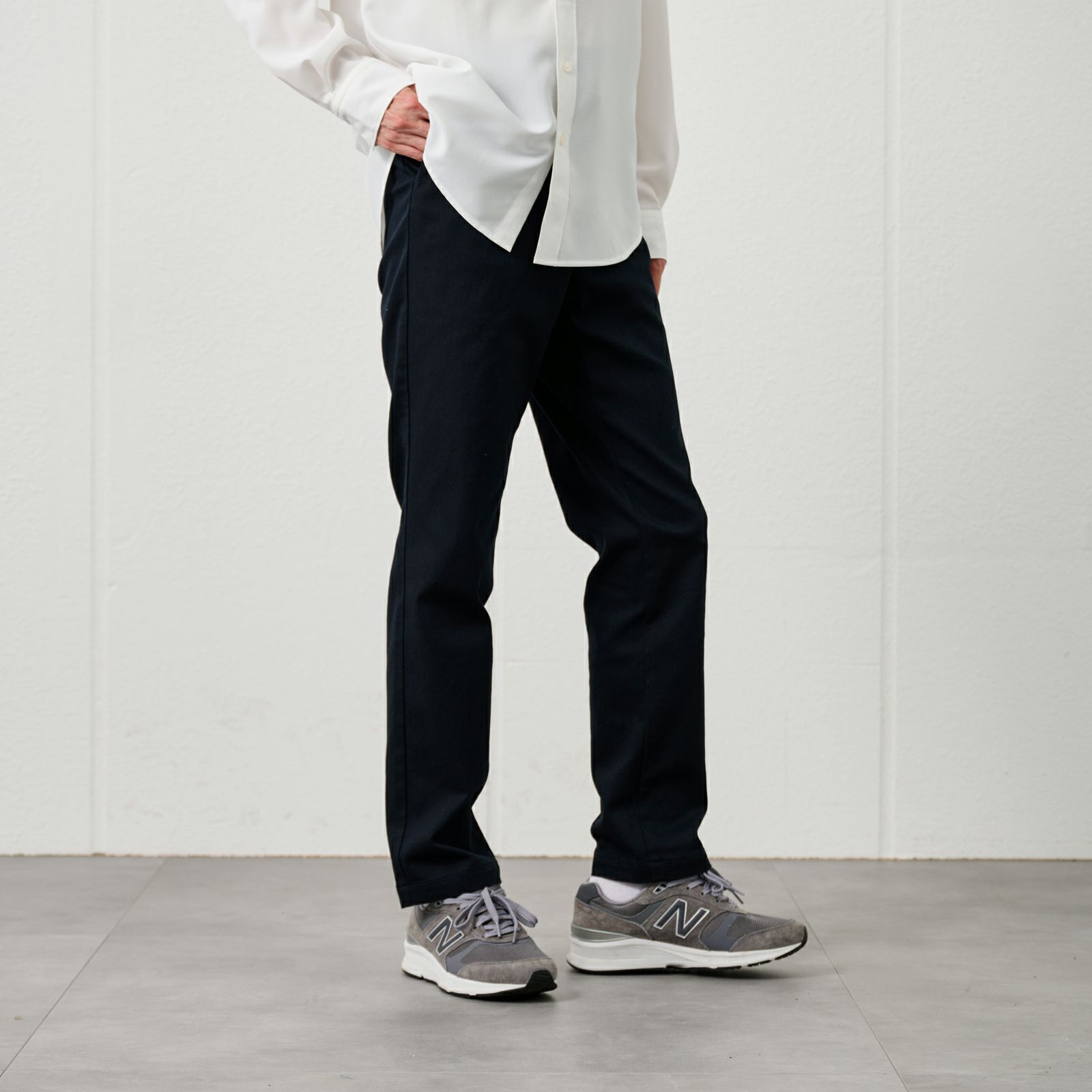 レギュラーフィットスーパーストレッチチノパンツ　 メンズ