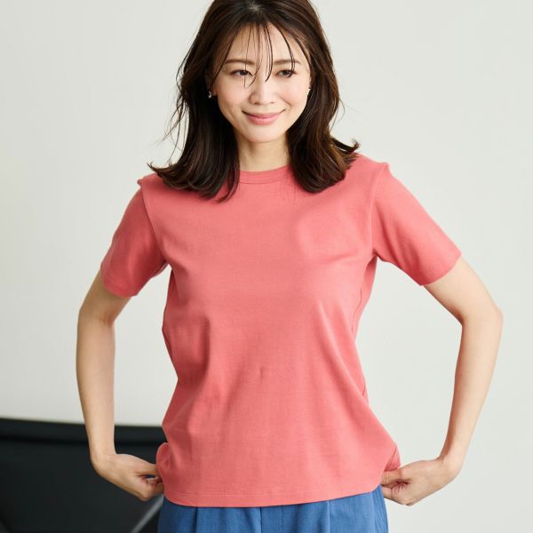 なめらかコットン半袖Tシャツ【セール】【店舗取寄】 TVC トップバリュコレクション公式オンラインサイト