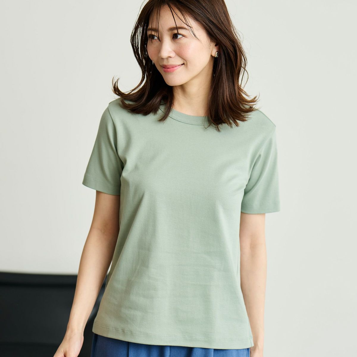 なめらかコットン半袖Tシャツ【セール】【店舗取寄】 | TVC | トップバリュコレクション公式オンラインサイト