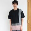 Ｌ字切替半袖Ｔシャツ