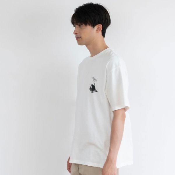 サウナキャンプ半袖バックプリントＴシャツ