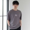 サウナキャンプ半袖シンプルプリントＴシャツ