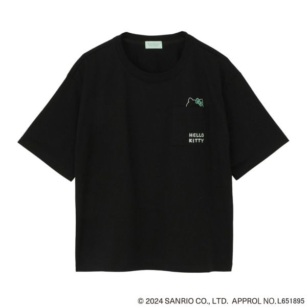 サンリオGREEN企画　ハローキティ　ポケット付きTシャツ