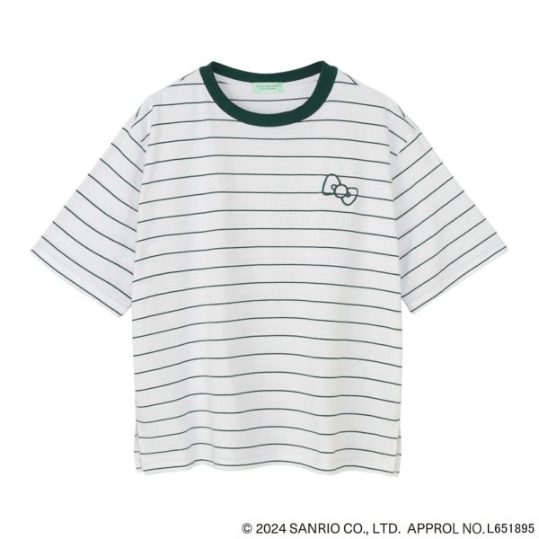 サンリオGREEN企画　ハローキティ　ボーダーTシャツ