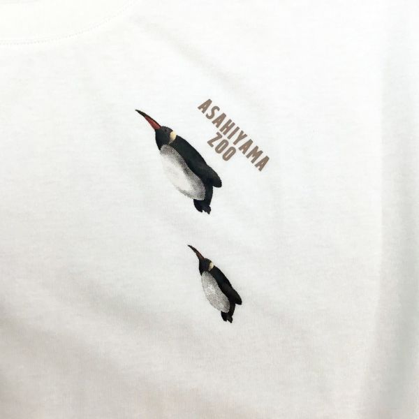 旭山動物園　ペンギンプリントTシャツ