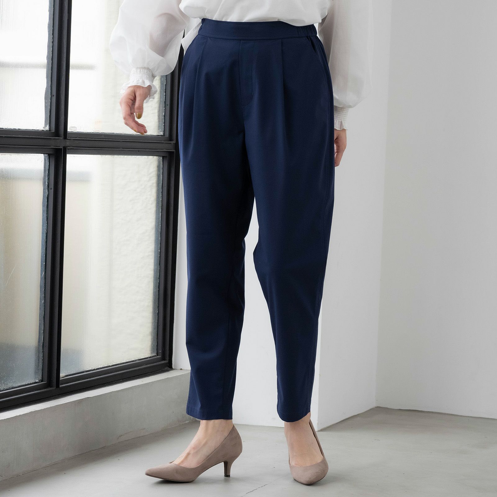 オルスタひんやりさらさらテーパードパンツ