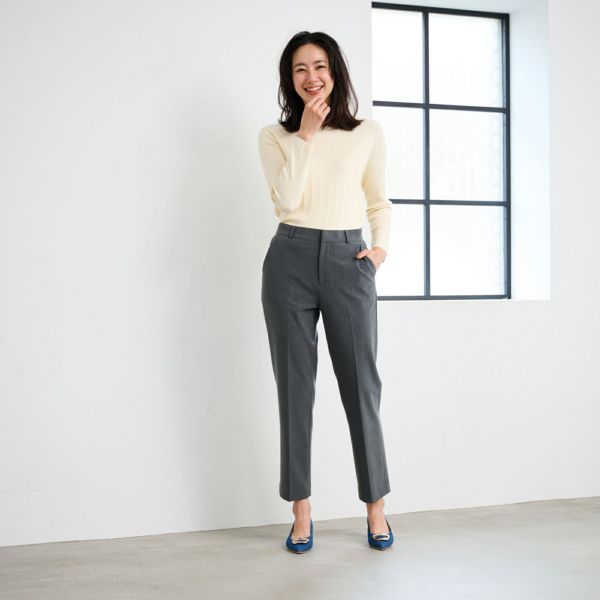 イージーケアストレートパンツ