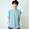 針抜きベスト風長袖Ｔシャツ