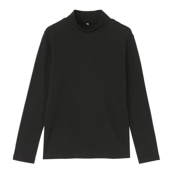 コットン100%　起毛ハイネックＴシャツ