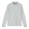 コットン100%　起毛ハイネックＴシャツ