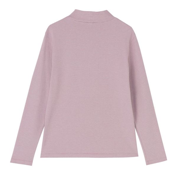 コットン100%　起毛ハイネックＴシャツ