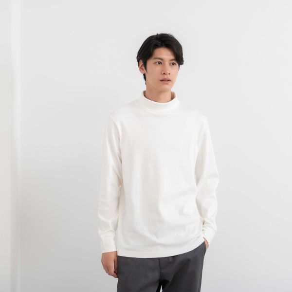 コットンスムース タートルネック長袖Tシャツ【店舗取寄】 | TVC | トップバリュコレクション公式オンラインサイト