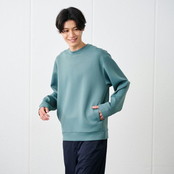 24AW 完売品✨ソブ パールパフプルオーバー ダンボールニット 洗濯可 紺36 trim_ofnls_itema8c1f622546911e