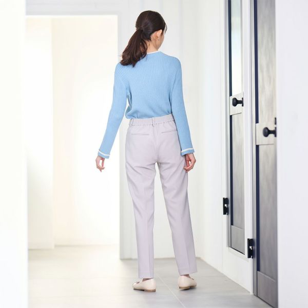 ≪通常販売≫【Men's】adjust straight pants [linen