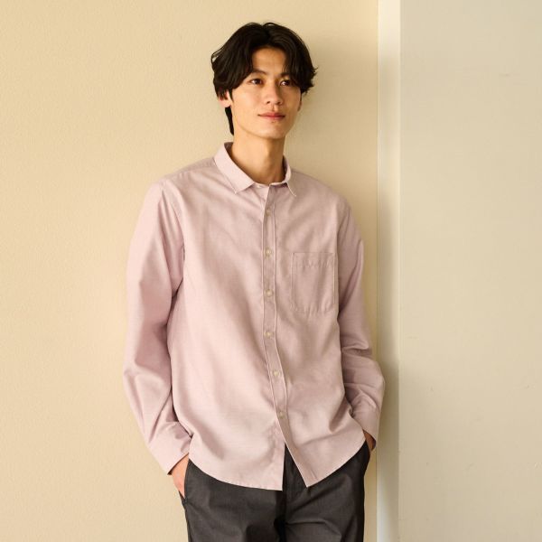 FLAX グレー 長袖リネンシャツ FLAX(フラックス) / 長袖シャツ/L/リネン/グレー// | 古着の販売