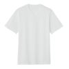 オーガニックコットン　無地Ｖネック半袖Ｔシャツ