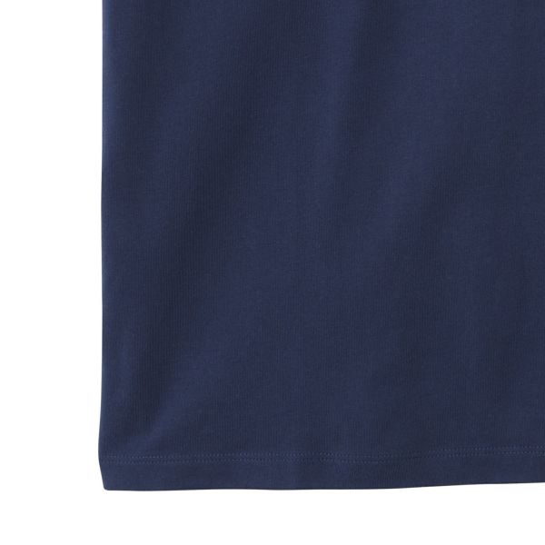 オーガニックコットン　無地Ｖネック半袖Ｔシャツ