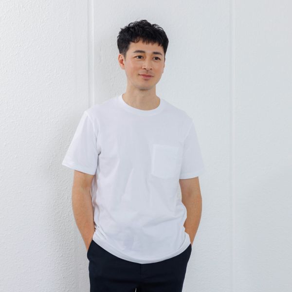 オーガニックコットン　無地クルーネック半袖Ｔシャツ