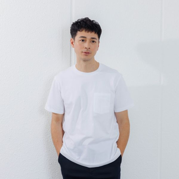 オーガニックコットン　無地クルーネック半袖Ｔシャツ