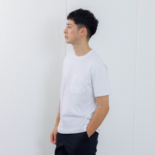 オーガニックコットン　無地クルーネック半袖Ｔシャツ