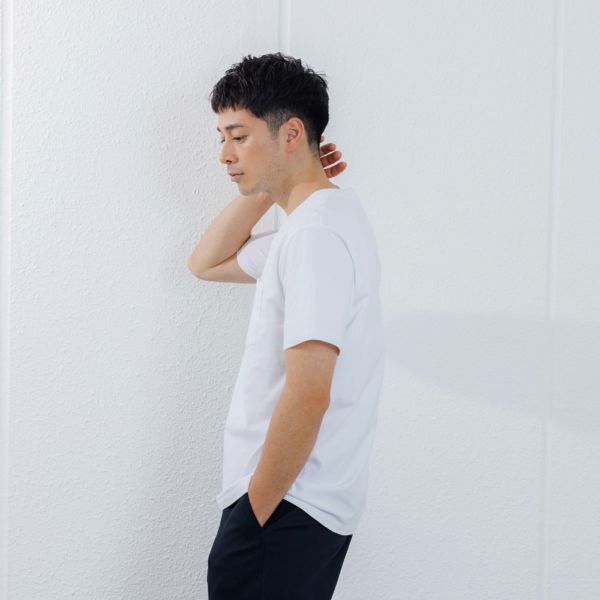 オーガニックコットン　無地クルーネック半袖Ｔシャツ