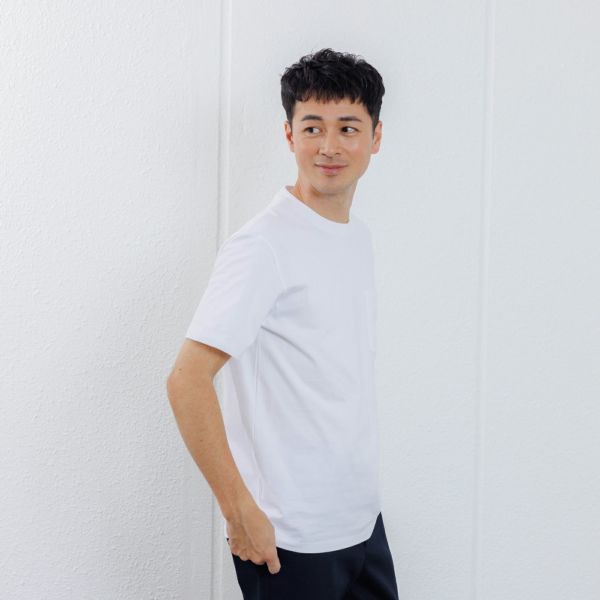 オーガニックコットン　無地クルーネック半袖Ｔシャツ