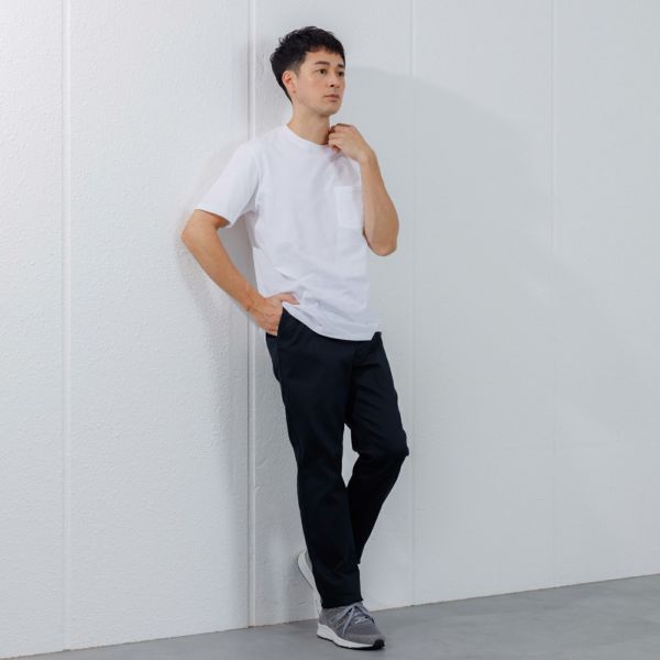 オーガニックコットン　無地クルーネック半袖Ｔシャツ