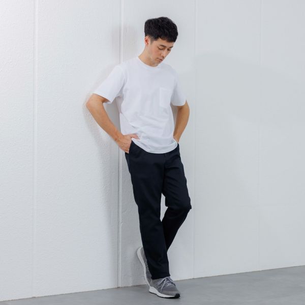 オーガニックコットン　無地クルーネック半袖Ｔシャツ