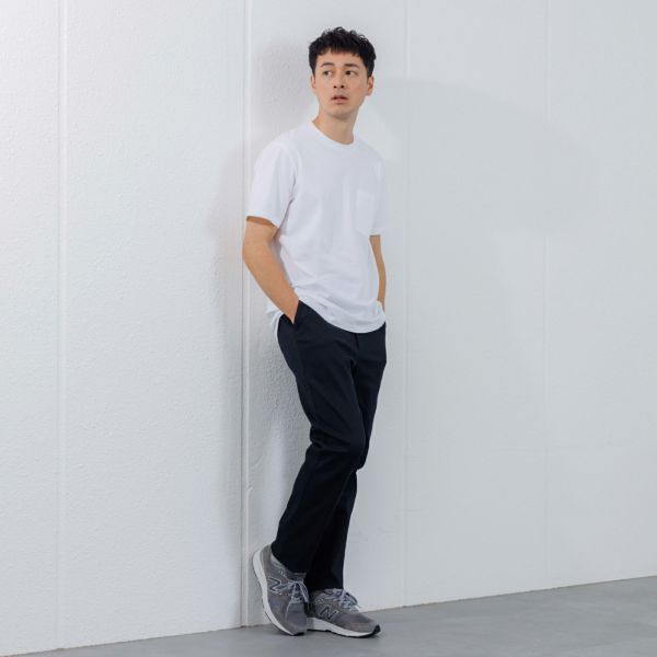 オーガニックコットン　無地クルーネック半袖Ｔシャツ