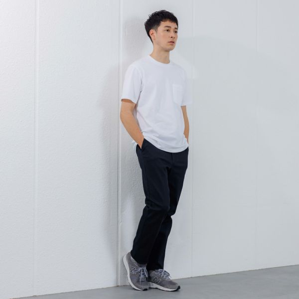 オーガニックコットン　無地クルーネック半袖Ｔシャツ